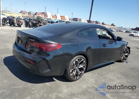 2025 BMW 430I z USA, uszkodzony, nr VIN WBA43DA08SCT73459